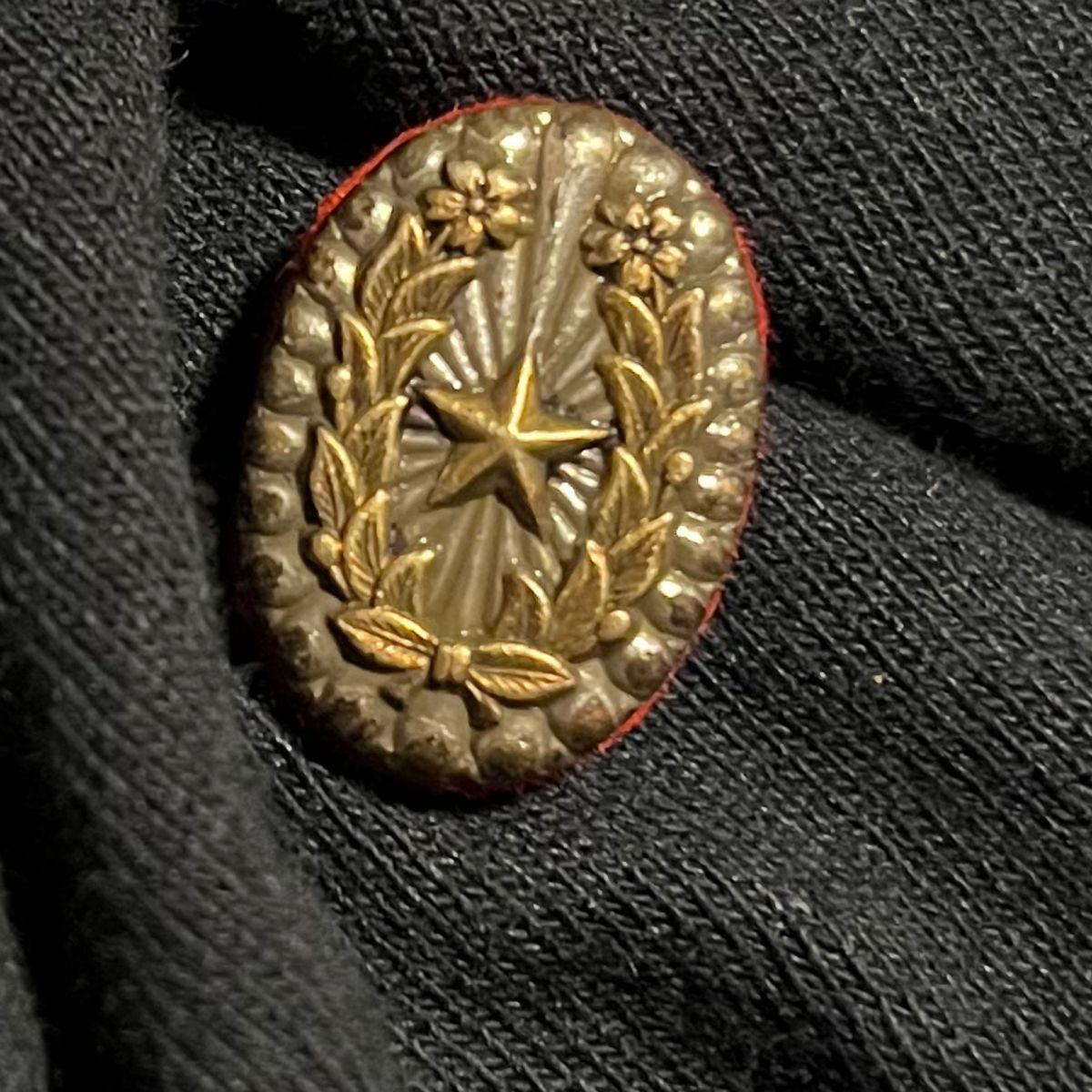 襟章 階級章 従軍記章 菊の花 日本軍 ピンズ バッジ 陸軍 隊長章 襟章 階級章 従軍記章 菊の花 日本軍 ピンズ バッジ 陸軍 隊長章