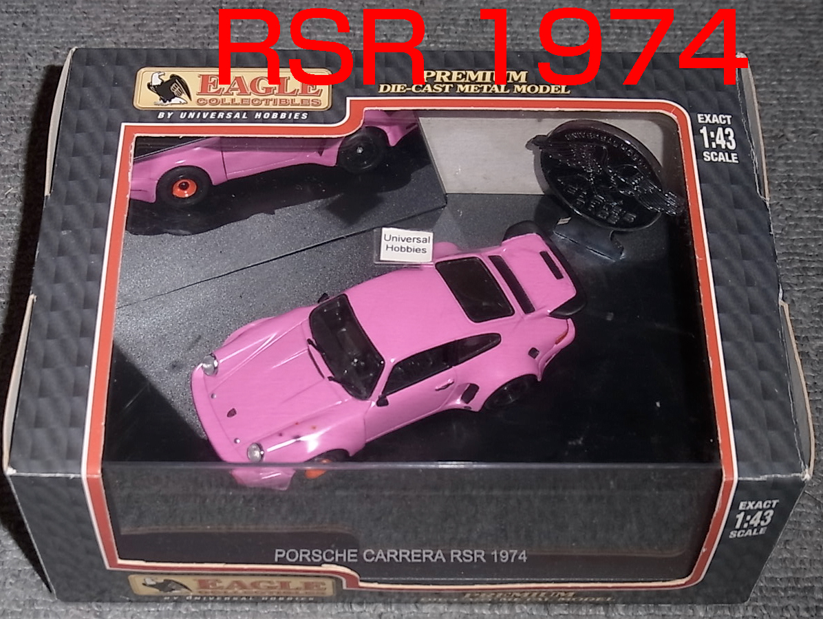 EAGLE 1/43 ポルシェ カレラ RSR 1974 ピンク ストリート PORSCHE 911 934