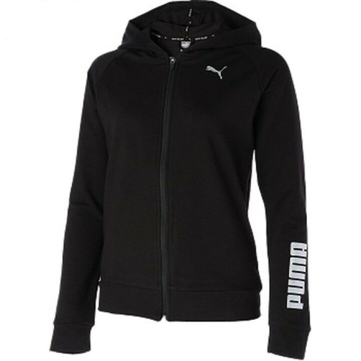 (W3) regular price 6,050 jpy Puma sweat jacket 848438 black lady's XL