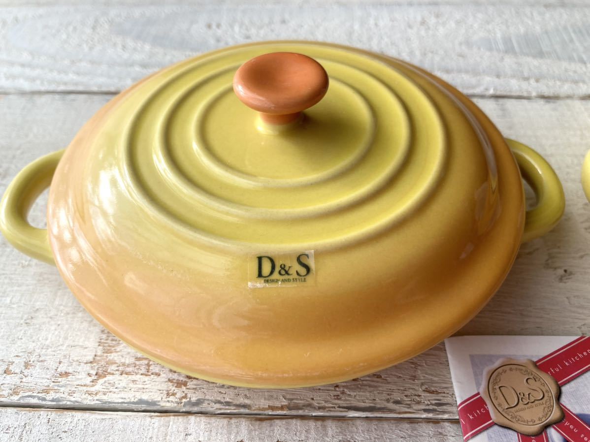 未使用 ■ D&S ディー&エス　ミニパエリアパン 2個セット オーブン 電子レンジ 食器洗浄機 冷蔵庫対応_画像4