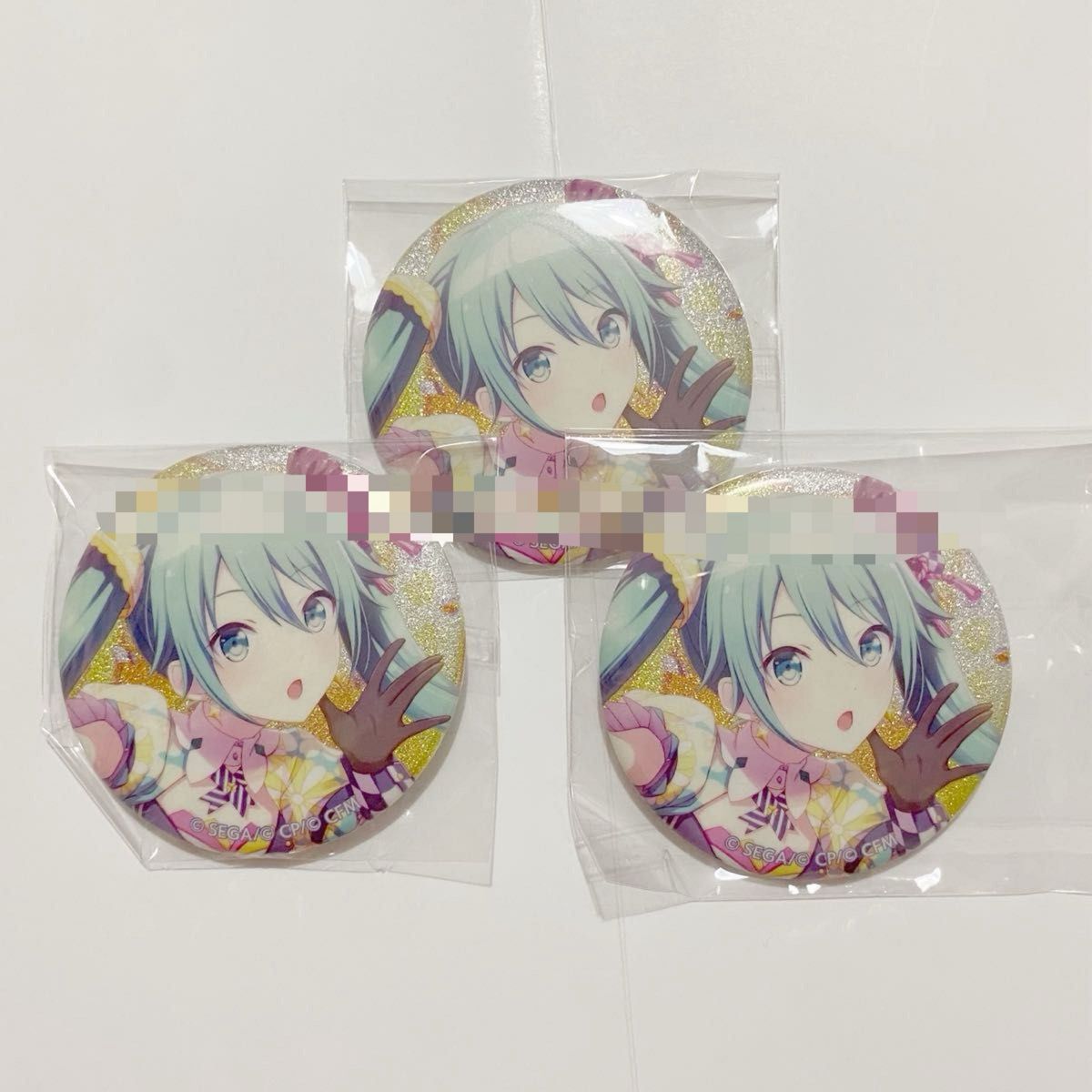 プロセカ 缶バッジ グリッター 初音ミク ミク モモミク プロセカ 缶バッジ グリッター 初音ミク ミク モモミク