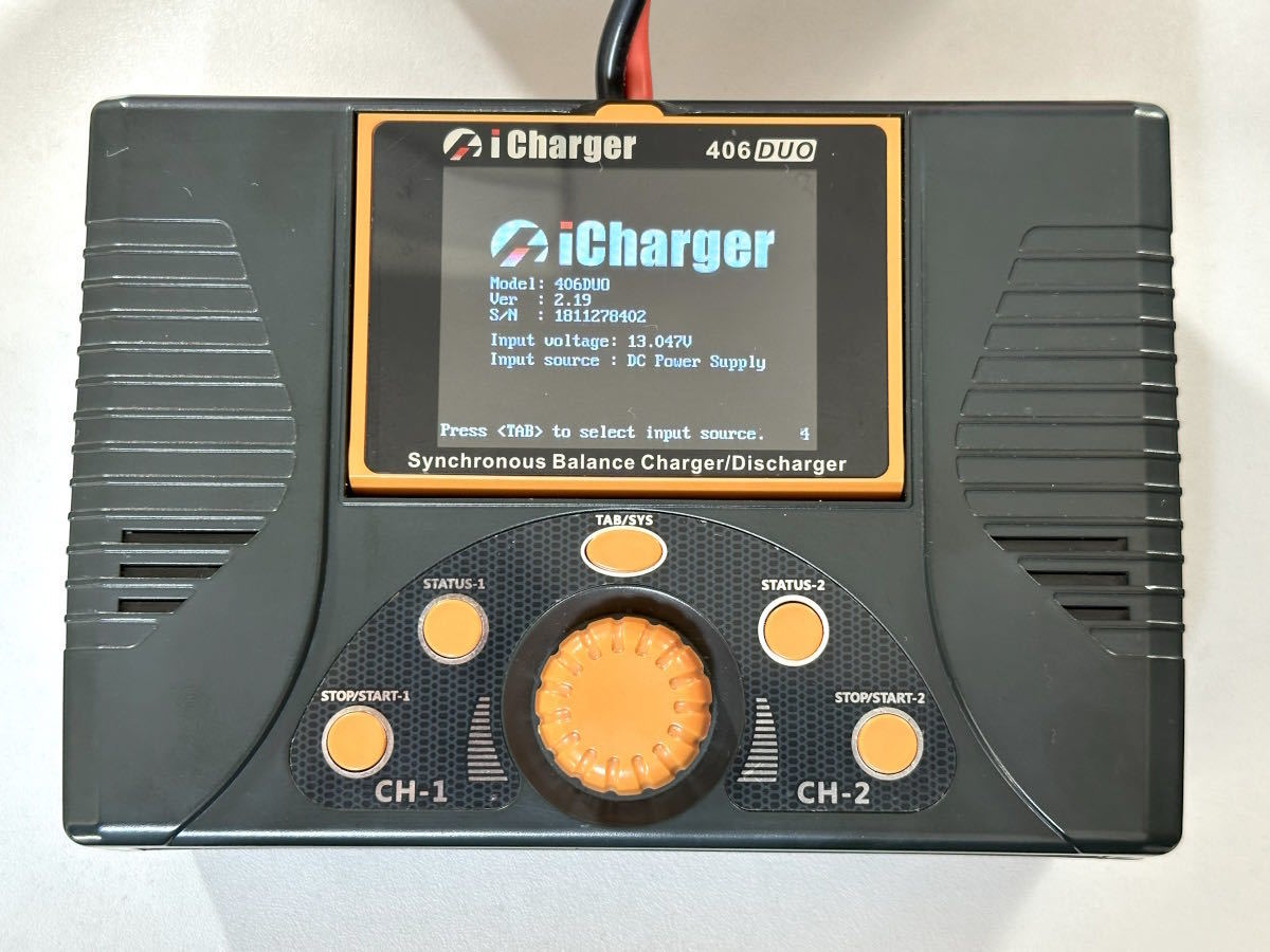 【中古】iCharger 406DUO 超高性能デュアルチャージャー 1～6CELL 70A/2000W