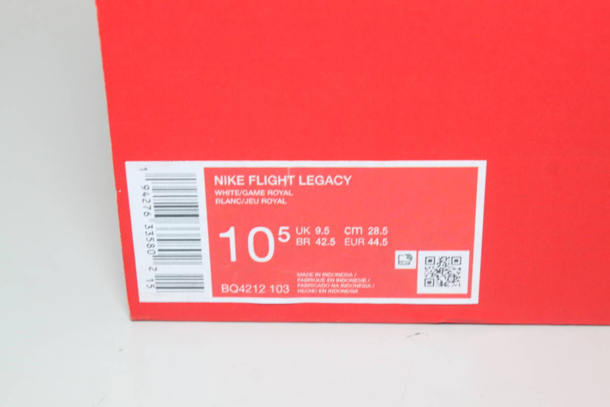 NIKE/Flight Legacy/28.5cm/US10.5/BQ4212-103/スニーカー ④_画像7