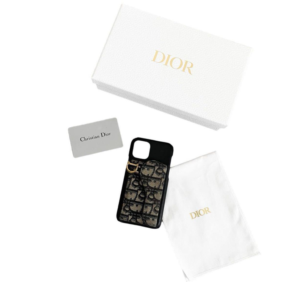 早い者勝ち Christian Dior ディオール トロッター サドル オブリーク iPhone11proケース