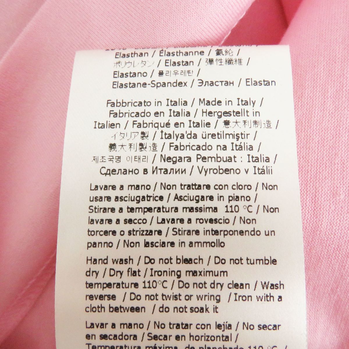  unused goods *22SS Fendi × Versace FENDACE FY1088 Zucca FF Logo mok neck short sleeves T-shirt / cut and sewn pink XL Italy made regular 