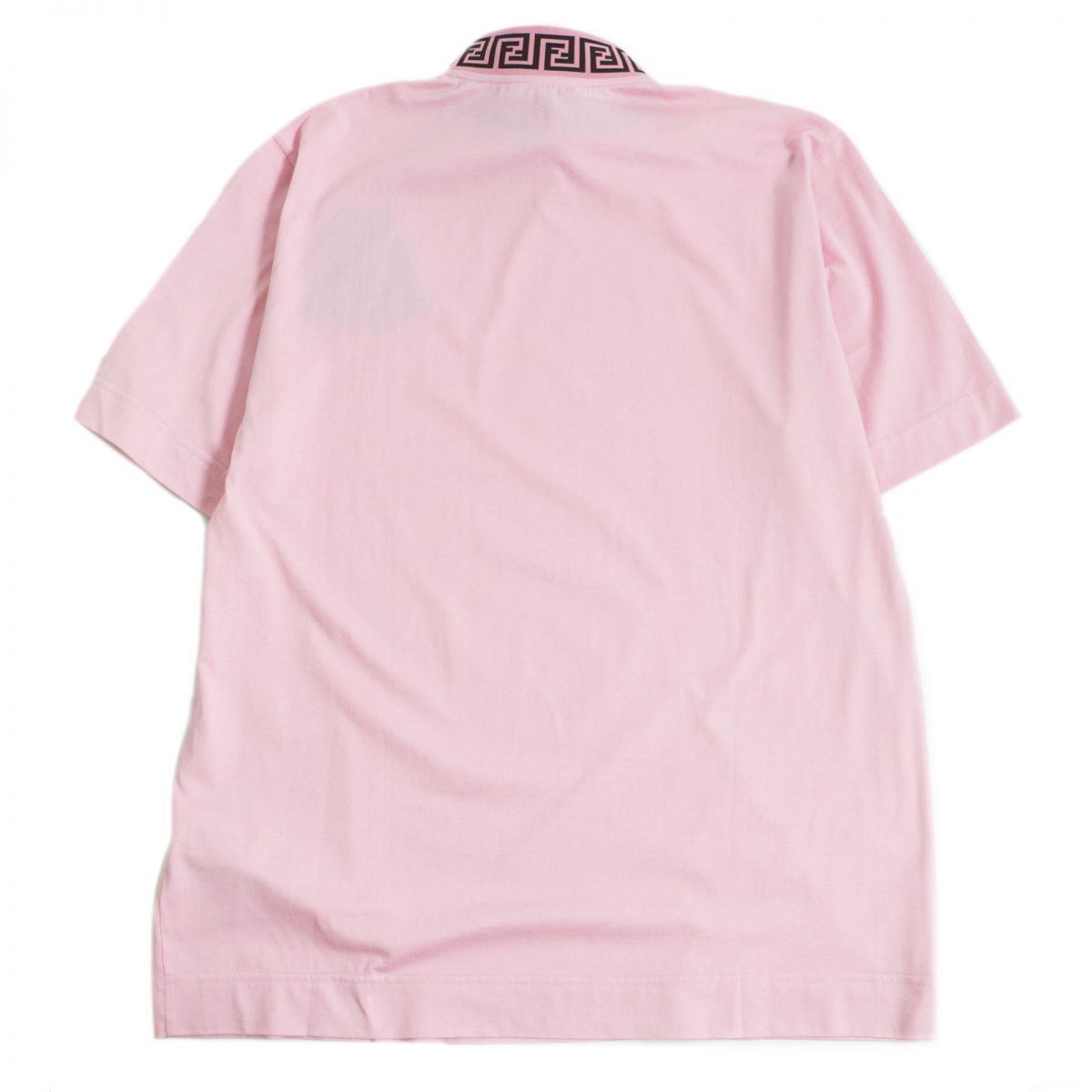  unused goods *22SS Fendi × Versace FENDACE FY1088 Zucca FF Logo mok neck short sleeves T-shirt / cut and sewn pink XL Italy made regular 