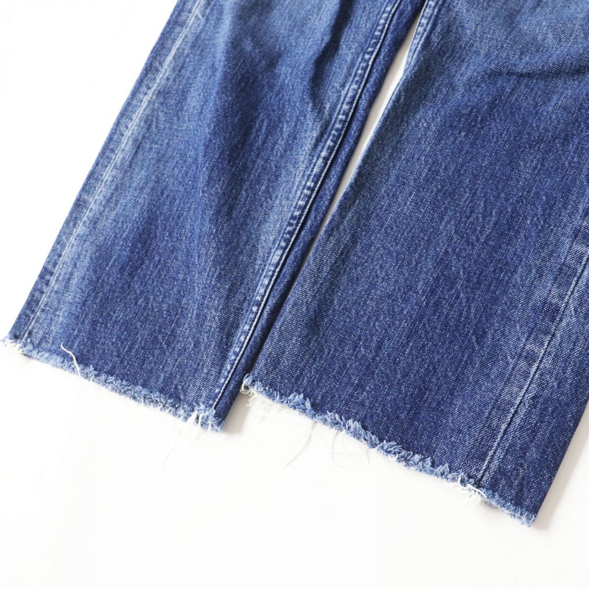  beautiful goods * regular goods Christian Dior Christian Dior 912P01A3319 cut off The Boy Friend Denim pants bottoms indigo blue 40