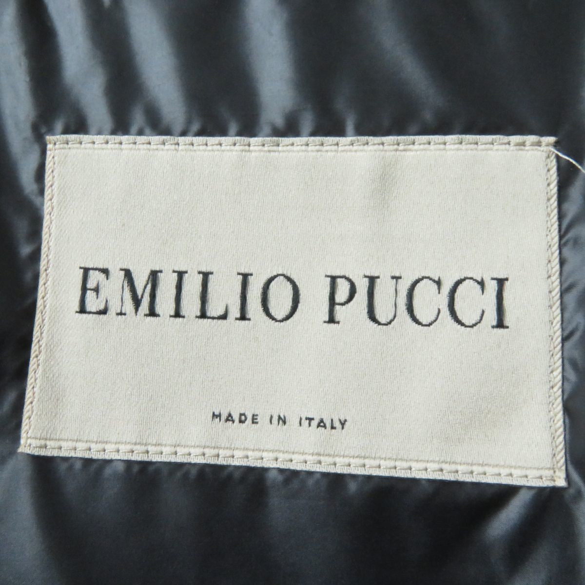 未使用品☆定価232100円 正規品 EMILIO PUCCI エミリオプッチ プッチ柄 ウエストゴム切替 フード付 ダウンジャケット マルチカラー 44_画像8