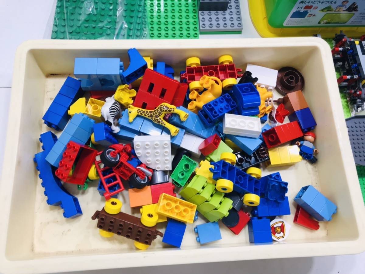 h8★約13㎏160サイズ1円～★ LEGO レゴブロック 大量 duplo デュプロ フィグ 基礎版 パーツ 大量 まとめ売 セット 現状品_画像8