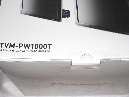 【新品未使用】Pioneer カロッツェリア 10.1インチリアモニター TVM-PW1000T(2台セット)【HDMI入力/ビデオ入出力/ブルーLEDイルミ】_画像2