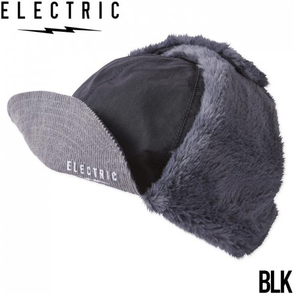 【送料無料】帽子 耳当て付きキャップ イヤーフラップ ELECTRIC エレクトリック BOMBER CAP E24F22 日本代理店正規品 BLK