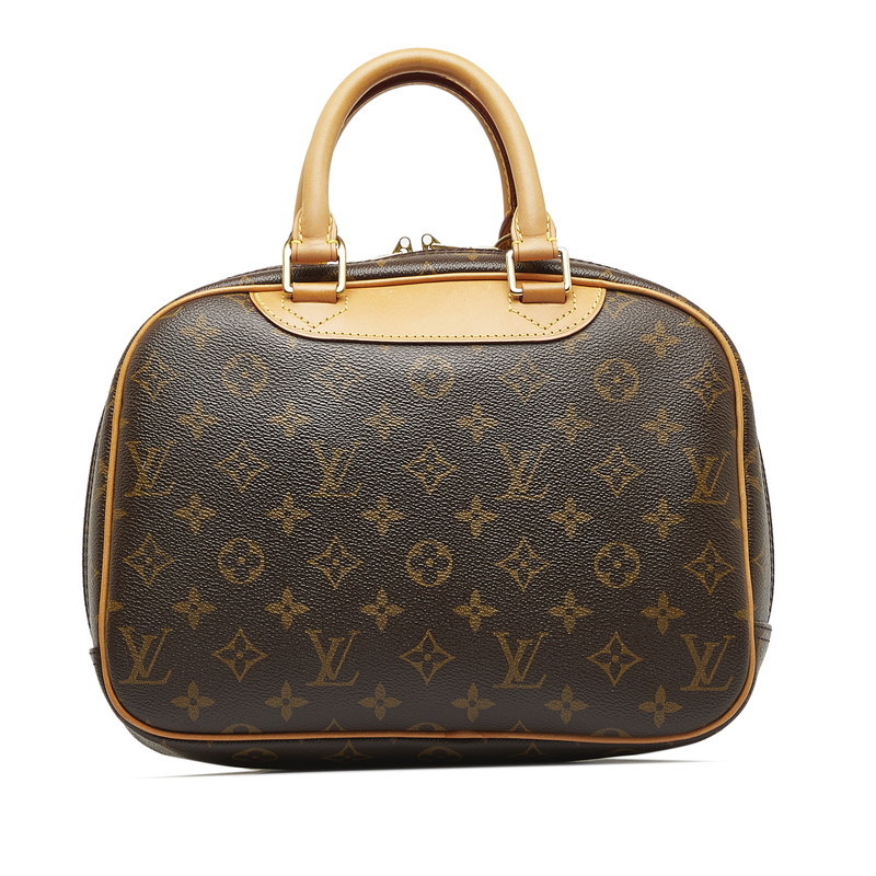 ルイ ヴィトン モノグラム トゥルーヴィル ハンドバッグ M42228 ブラウン PVC レザー レディース LOUIS VUITTON 【中古】_画像3