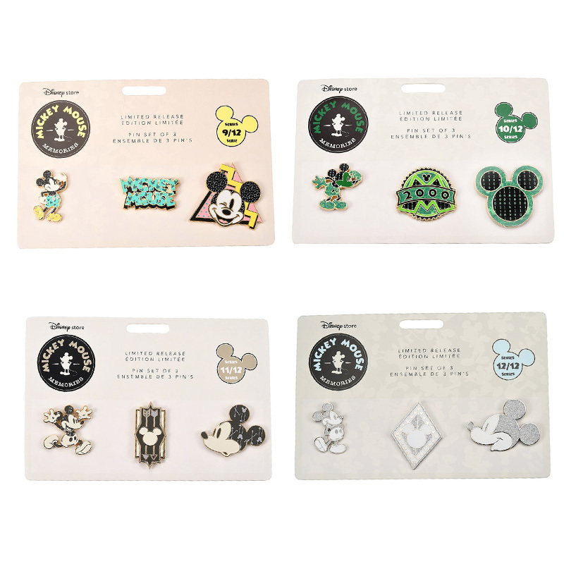 [ limitation ] pin badge complete set Mickey Mouse screen debut 90 anniversary selling up . goods Disney sale end goods 
