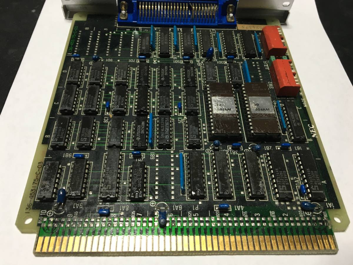 NEC　PC-9801用「PC-9801-87」(1Mフロッピーディスクインターフェイス) 同等「133-752937-C-03」「a-10Y」「G9WVF」_画像3