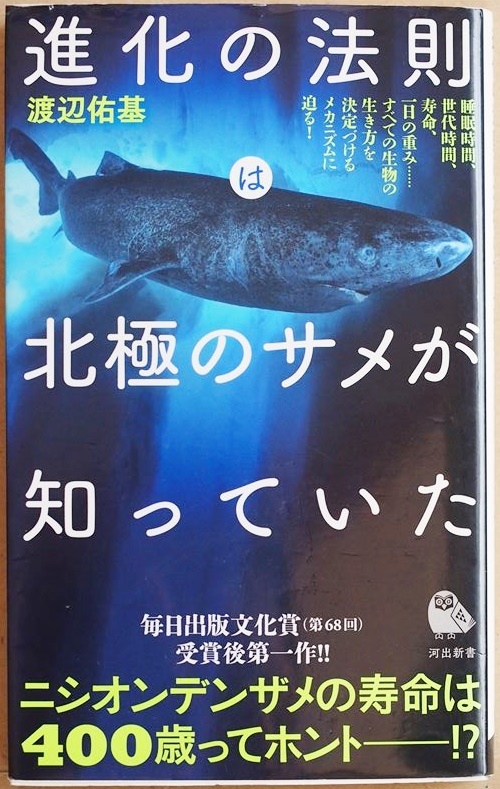 ★送料無料★ 『進化の法則は北極のサメが知っていた』 地球上の全ての生物の姿かたち、生き方は「体温」が決めていた　渡辺佑基 新書