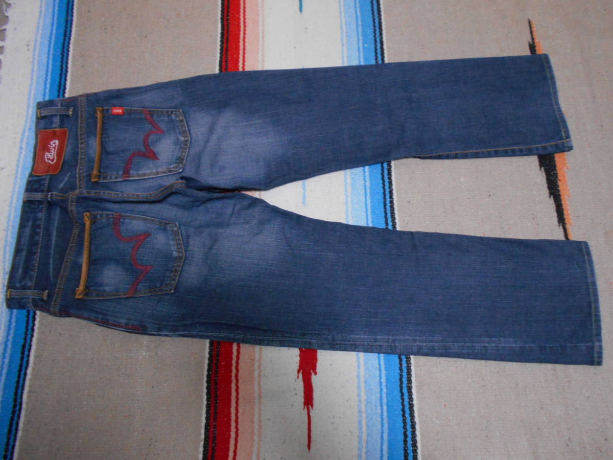 EDWIN BLUE TRIP JEANS MADE IN JAPAN エドウィン ブルートリップ ブーツカット インディゴ ジーンズ 日本製 ビンテージ ブラッド ピット_画像1