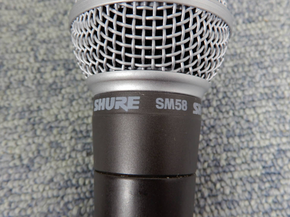 SHURE ◆ シュア ダイナミックマイク　　SM58　　1本 ◆ 音出し確認済み_画像3