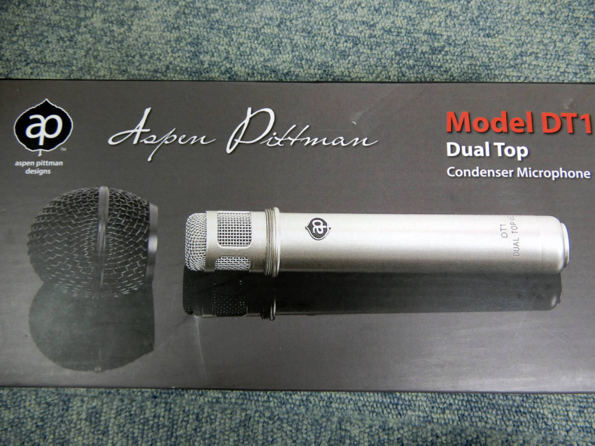 【未使用品】　Aspen Pittman ◆アスペンピットマン　コンデンサーマイク　　Model DT1　　ボーカルマイク/楽器マイク デュアルトップ ◆_画像6
