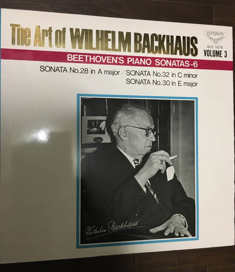 美品　ライナー付　Wilhelm Backhaus バックハウス　/ Beethoven ベートーヴェン　ピアノ　ソナタ　No.28, 30, 32 _画像1