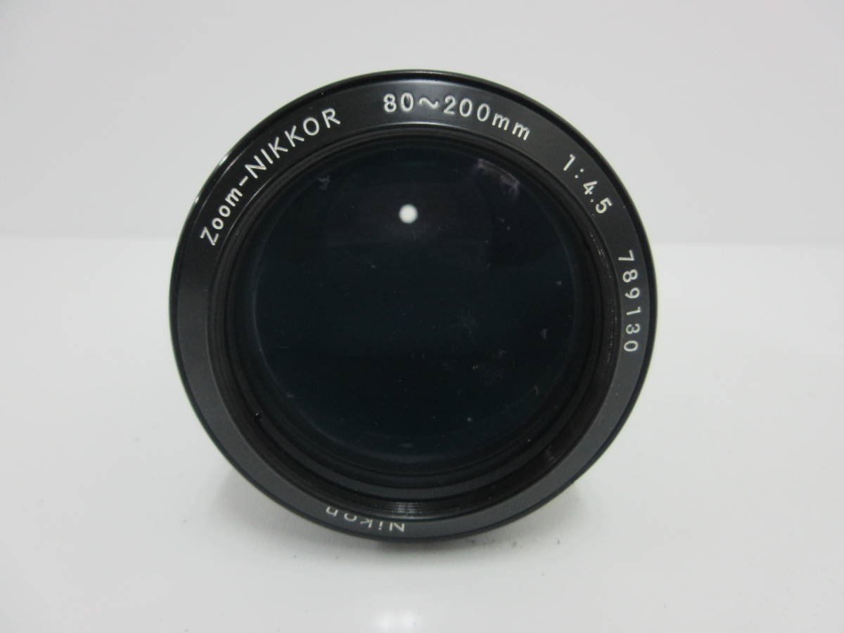 中古 カメラ Nikon ニコン F2 フィルム一眼レフ / Micro-NIKKOR-P・C 1:3.5 55mm + レンズ Zoom-NIKKOR 80~200mm 1:4.5 ※動作未確認 ／D_画像9