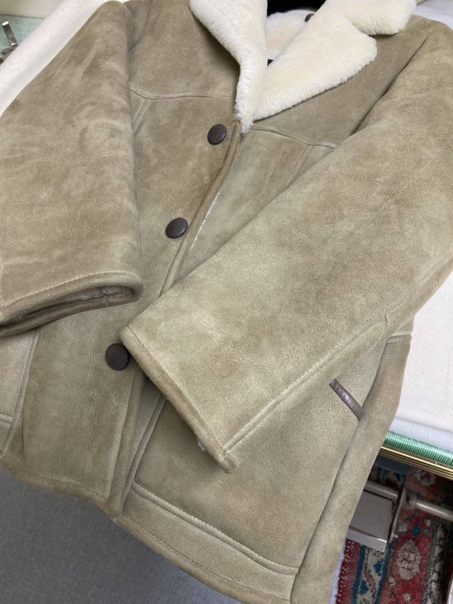  мутон внешний пальто Новая Зеландия производства // б/у одежда кожа ягненка мутон боа мутоновое пальто мутон жакет 
