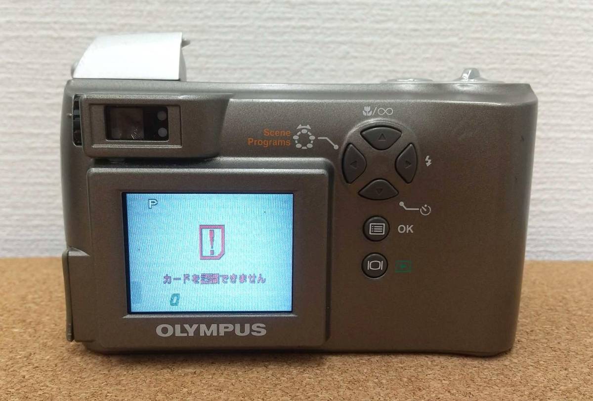 【OLYMPUS/オリンパス】『コンパクトデジタルカメラ 3.0 Megapixel C-300 AF ZOOM 5.8-16.2mm 1:2.9-4.4 』【中古品/通電稼働確認済】_画像3