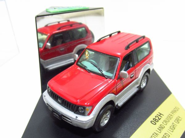 VITESSE 082H TOYOTA LAND CRUISER PRADO RED LIGHT GREY　1/43　ミニカー　[Dass1210]_画像6