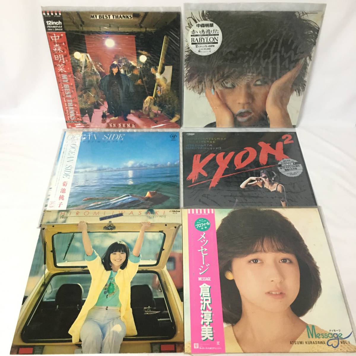 KI26/1　LP レコード 邦楽 女性 アイドル まとめて50枚 中森明菜 小泉今日子 松田聖子 岩崎宏美 倉沢淳美 女性歌手 昭和レトロ 大量◆_画像7