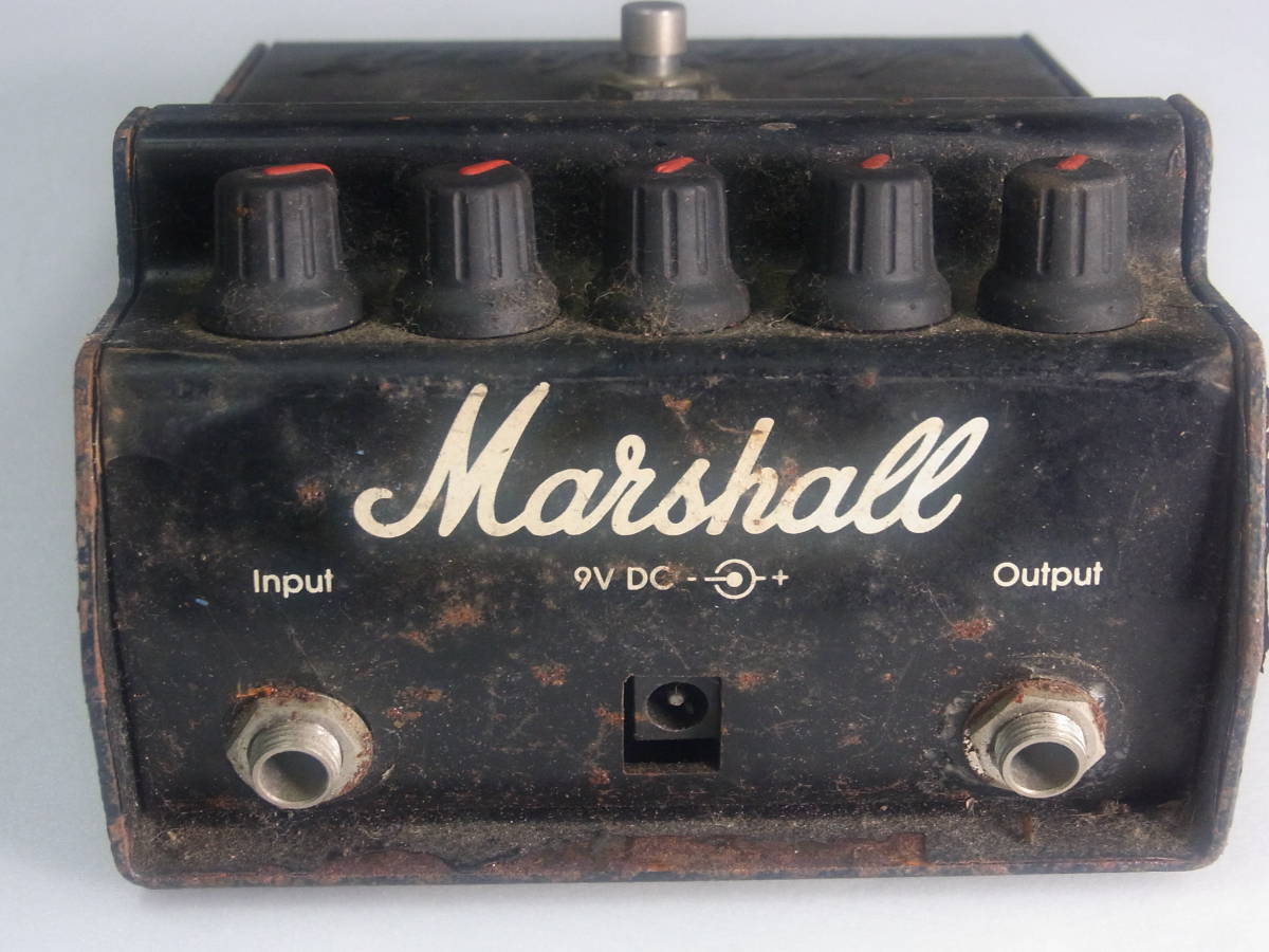 (B632) 通電OK 当時物 ヴィンテージ Marshall DRIVE MASTER Made in England オーバードライブ ドライブマスター マーシャル ペダル _画像6