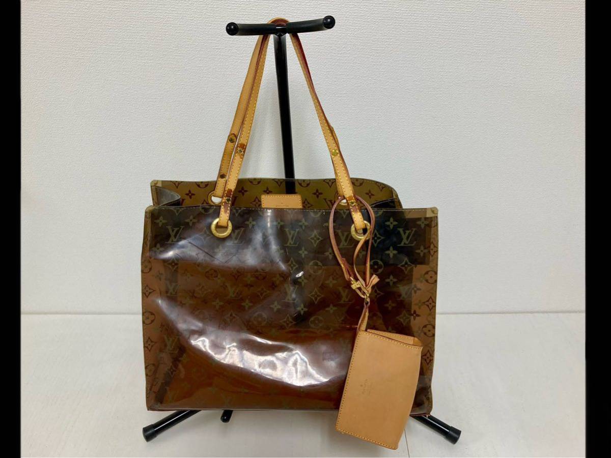 管111651 LOUIS VUITTON ルイヴィトン カバ クルーズ モノグラム トートバッグ ショルダー バッグ ビニールバッグ　プールバッグ_画像1