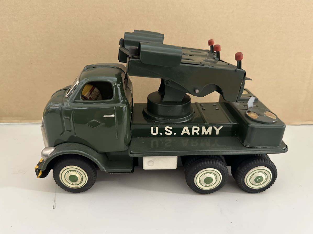 GUIDED MISSILE LAUNCHER U.S.ARMY ブリキ　戦車 アメリカ　軍　箱付　ミサイル欠品_画像5