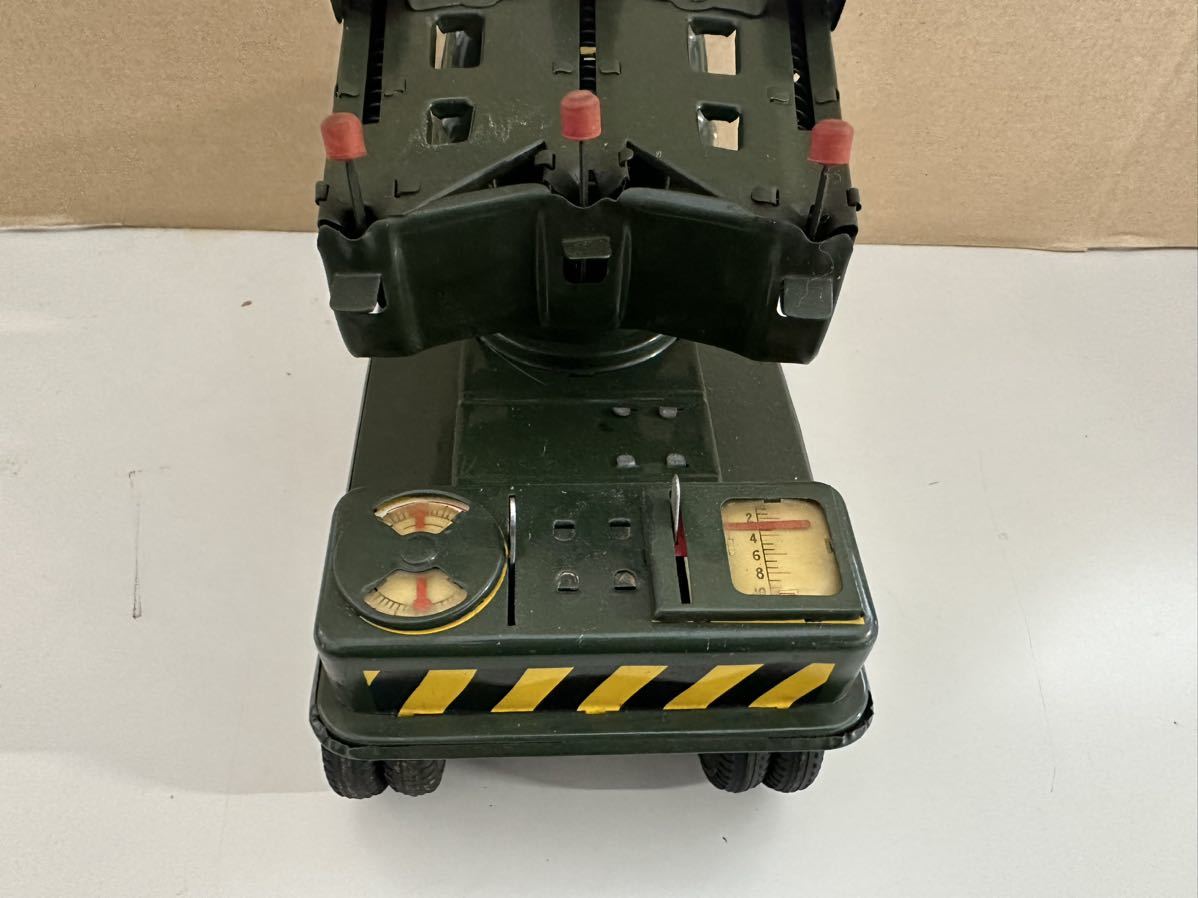 GUIDED MISSILE LAUNCHER U.S.ARMY ブリキ　戦車 アメリカ　軍　箱付　ミサイル欠品_画像9