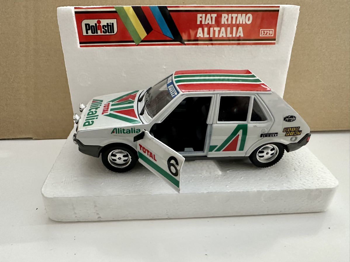 1/25 ミニカー POLITOYS POLISTIL FIAT RITMO 65 CL ALITALIA N 6 フィアット　リトモ　アリタリア_画像6