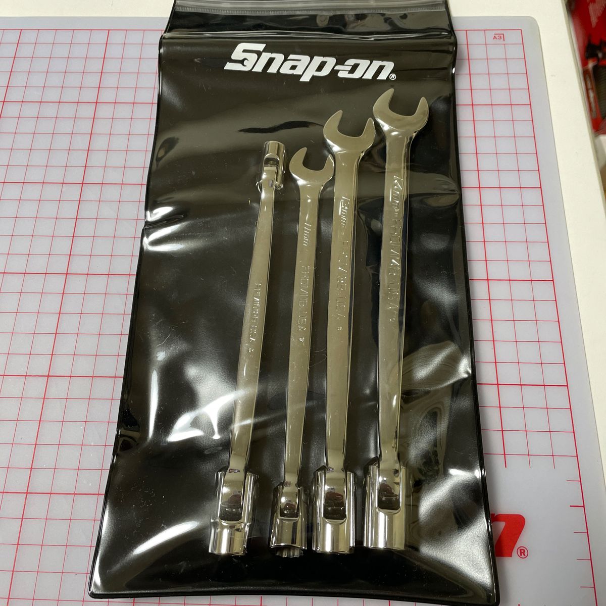 Snap-on フレックスコンビネーション+ダブルフレックスボックスレンチ　4本セット