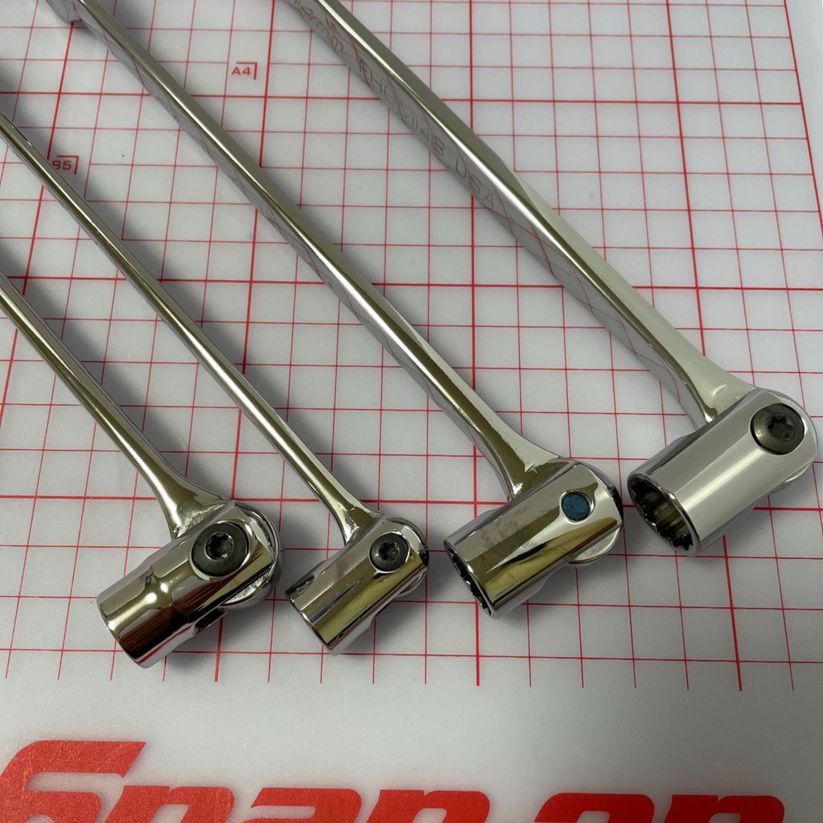 Snap-on フレックスコンビネーション+ダブルフレックスボックスレンチ　4本セット