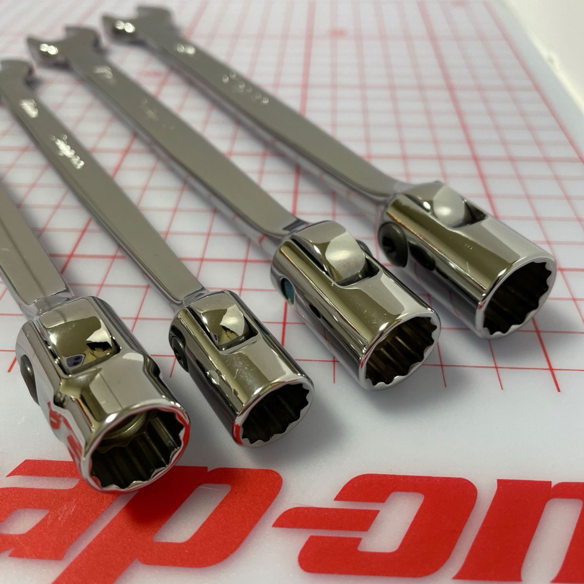 Snap-on フレックスコンビネーション+ダブルフレックスボックスレンチ　4本セット