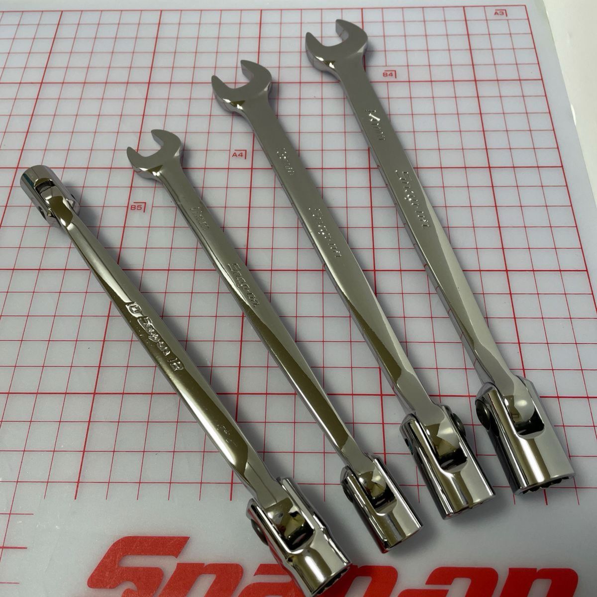 Snap-on フレックスコンビネーション+ダブルフレックスボックスレンチ　4本セット