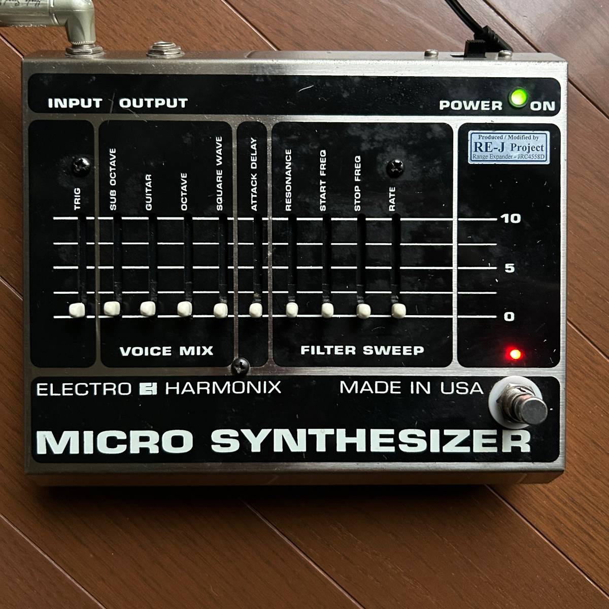 electro-harmonics MICRO SYNTHESIZER 90s reissue RE-J project mod /analog.man big muff エレハモ モディファイ 改造_画像2