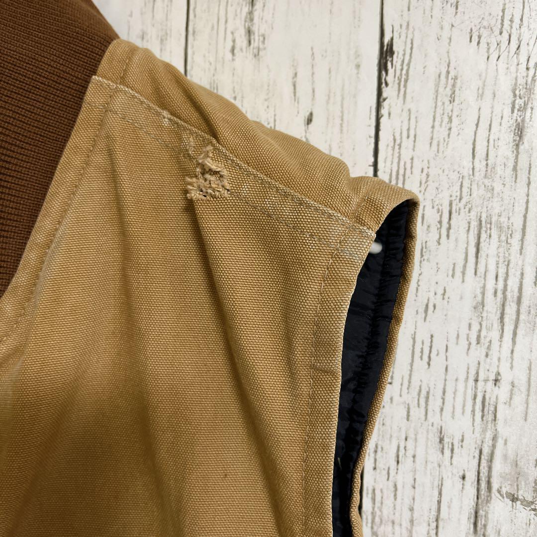 90's carhartt カーハート USA製 ダックベスト XL 茶 ブラウン 90's carhartt カーハート USA製 ダックベスト XL 茶 ブラウン
