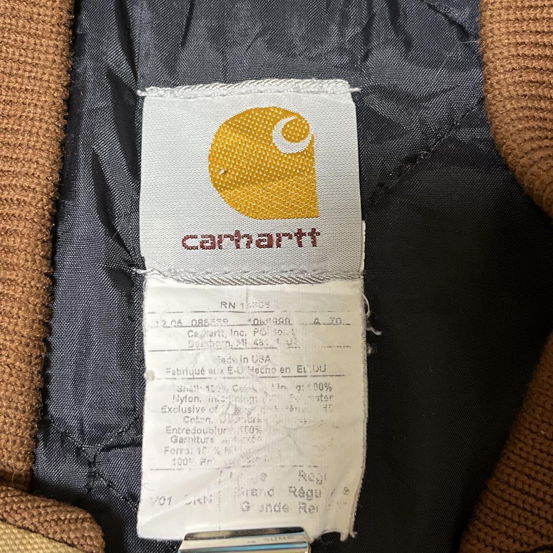90's carhartt カーハート USA製 ダックベスト XL 茶 ブラウン 90's carhartt カーハート USA製 ダックベスト XL 茶 ブラウン