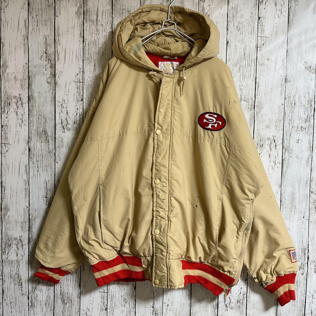 90's STARTER スターター NFL 49ERS 中綿ブルゾン パデッドジャケット