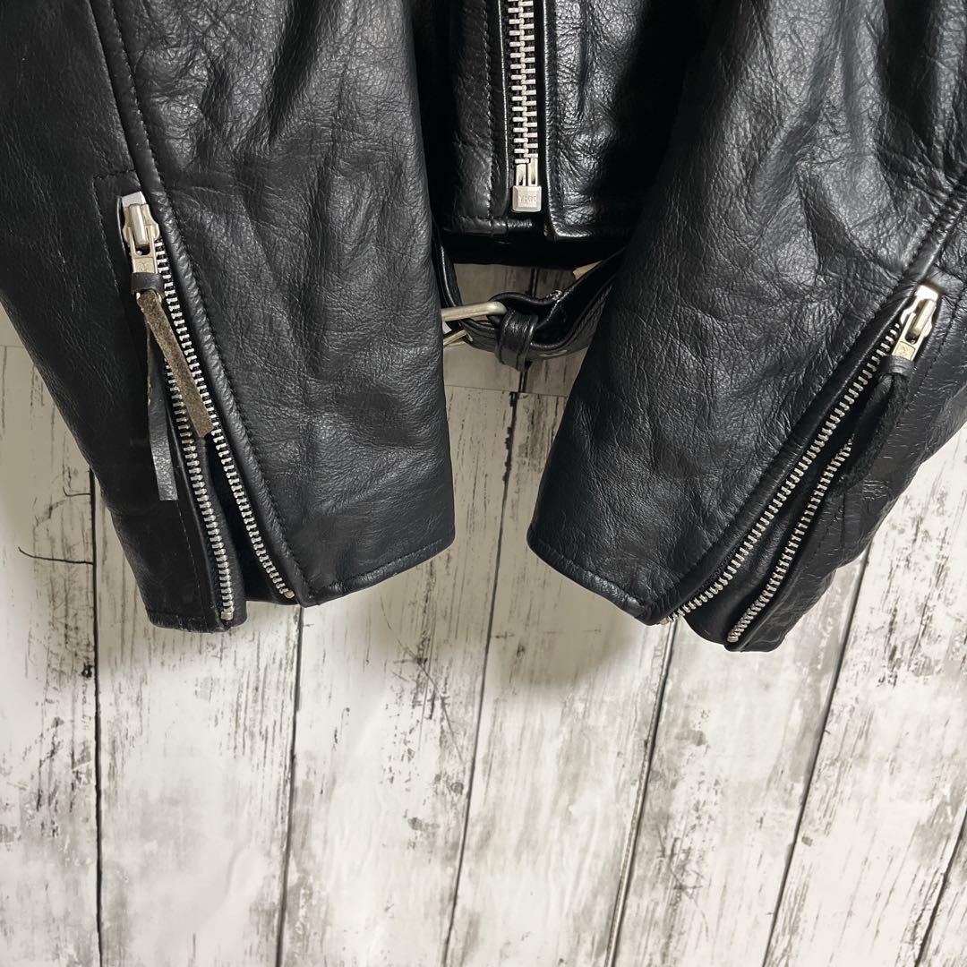 FMC ダブル ライダース レザージャケット 革ジャン 2XL 黒 FMC ダブル ライダース レザージャケット 革ジャン 2XL 黒