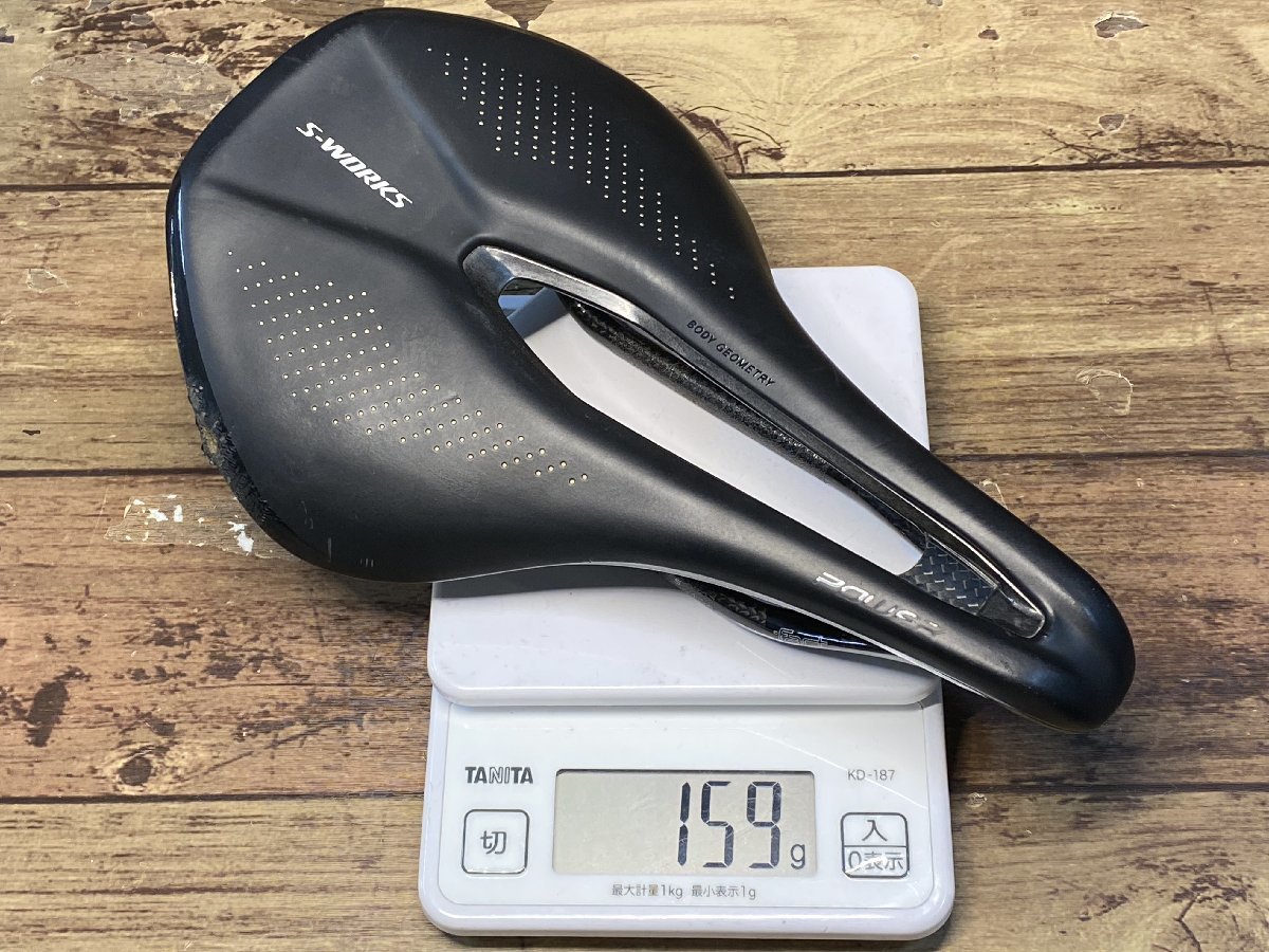 HC926 specialized SPECIALIZEDes Works S-WORKS POWER saddle carbon rail black 143mm * crack equipped 