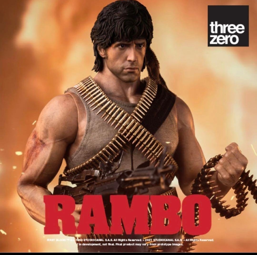 ☆新品 1/6 ジョン・ランボー　アクションフィギュア　シルベスター・スタローン　RAMBO　THREEZERO_画像1