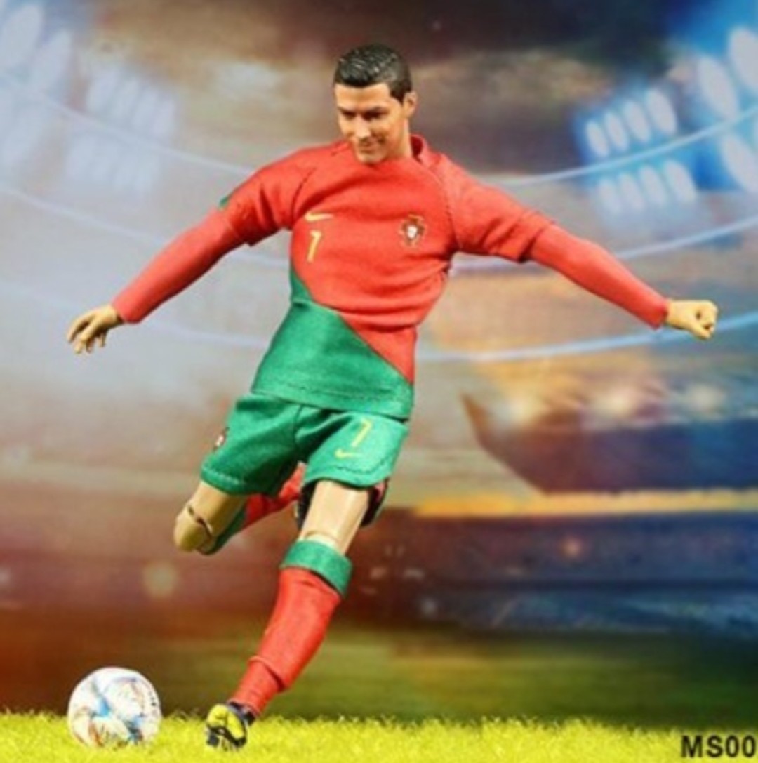 * new goods 1/12 Chris tia-no*ronaudo action figure soccer Portugal representative CHINA-Mini Sports