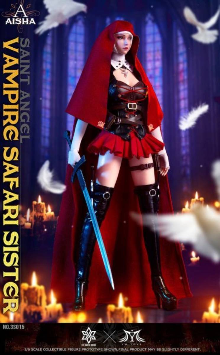 * новый товар 1/6 женщина action фигурка вампир Hunter si Star 3STOYS VAMPIRE SAFARI SISTER SAINT ANGELsi-m отсутствует элемент body 
