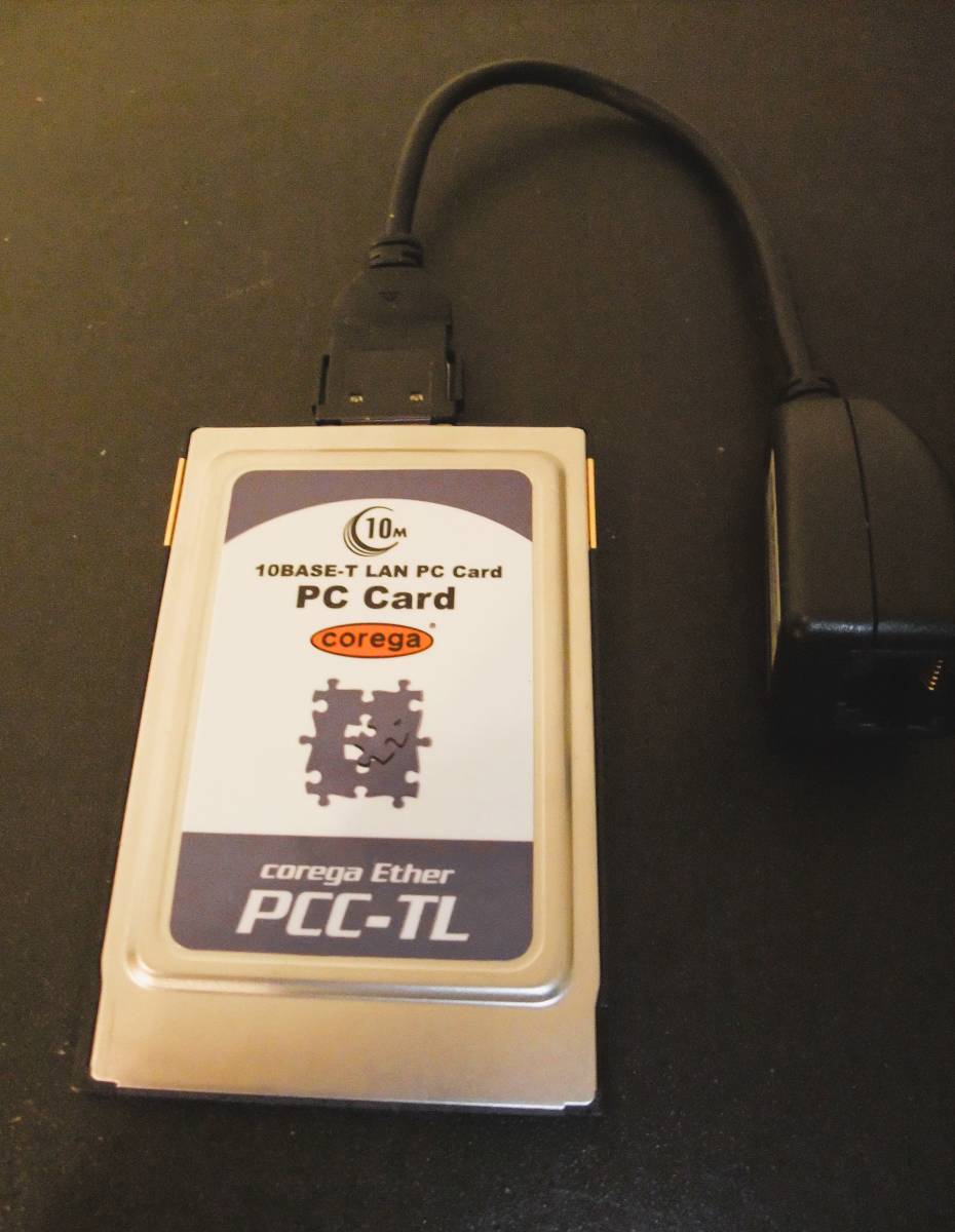 corega Ether PCC-TL CG-EPCCTLDOS/V、PC98-NXシリーズに対応した、PCカードスロットに接続するLANアダプターの画像1