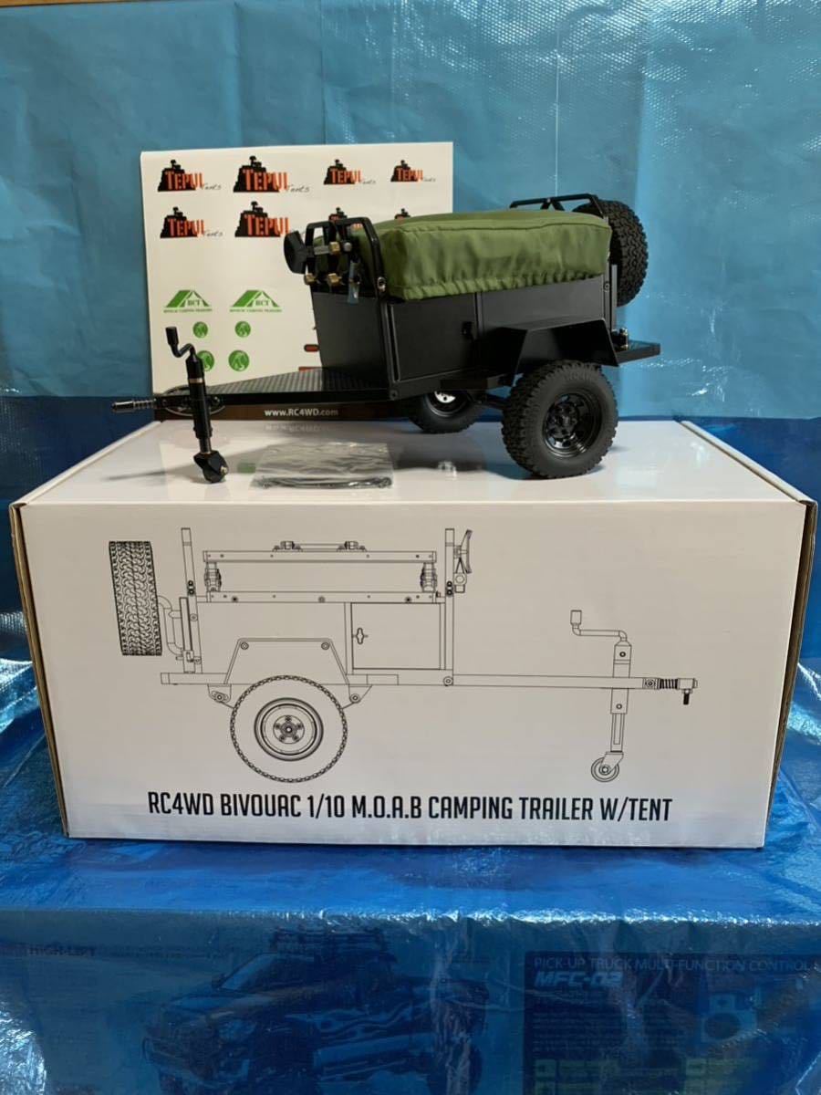 RC4WD BIVOUAC 1/10 M.O.A.B CAMPING TRAILER W/TENT テント付きキャンピングトレーラー　未走行_画像6