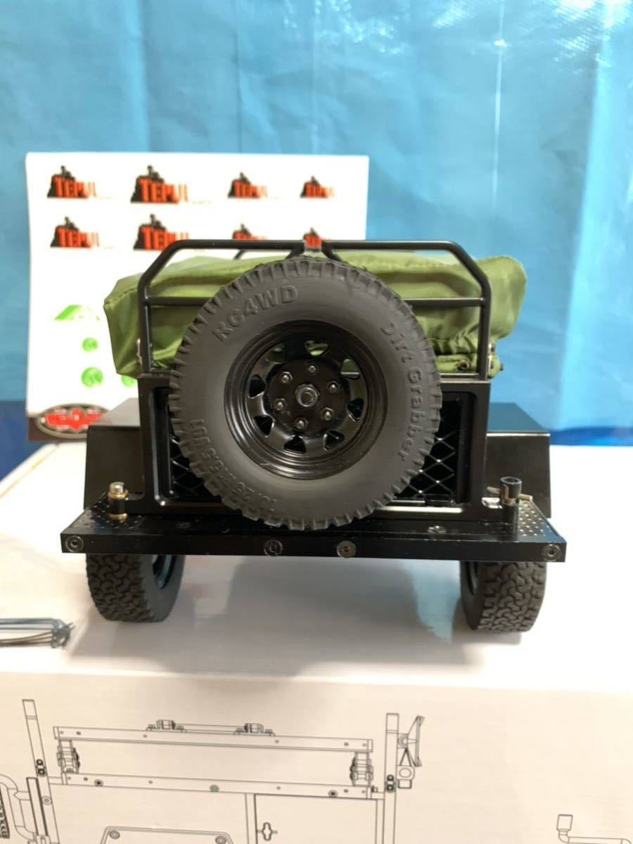 RC4WD BIVOUAC 1/10 M.O.A.B CAMPING TRAILER W/TENT テント付きキャンピングトレーラー　未走行_画像4