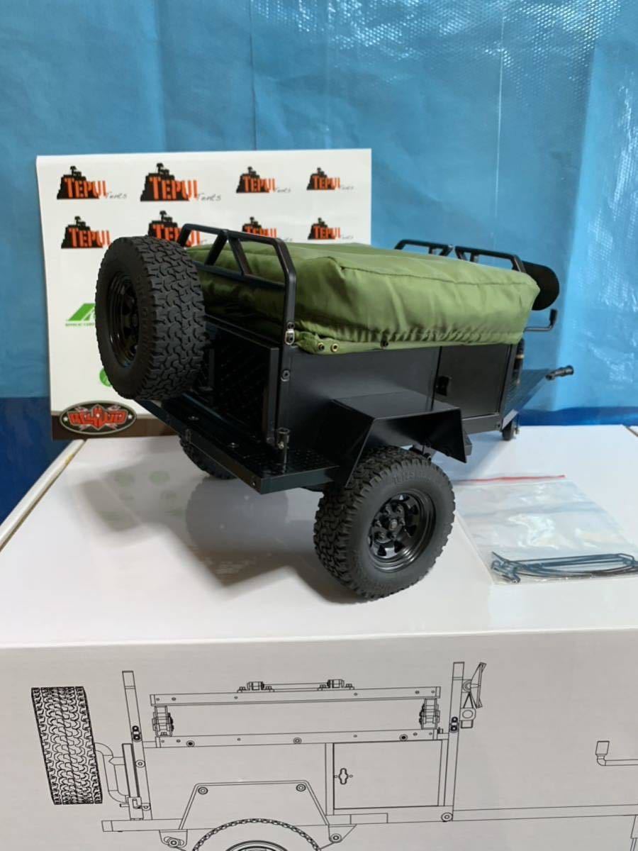 RC4WD BIVOUAC 1/10 M.O.A.B CAMPING TRAILER W/TENT テント付きキャンピングトレーラー　未走行_画像2